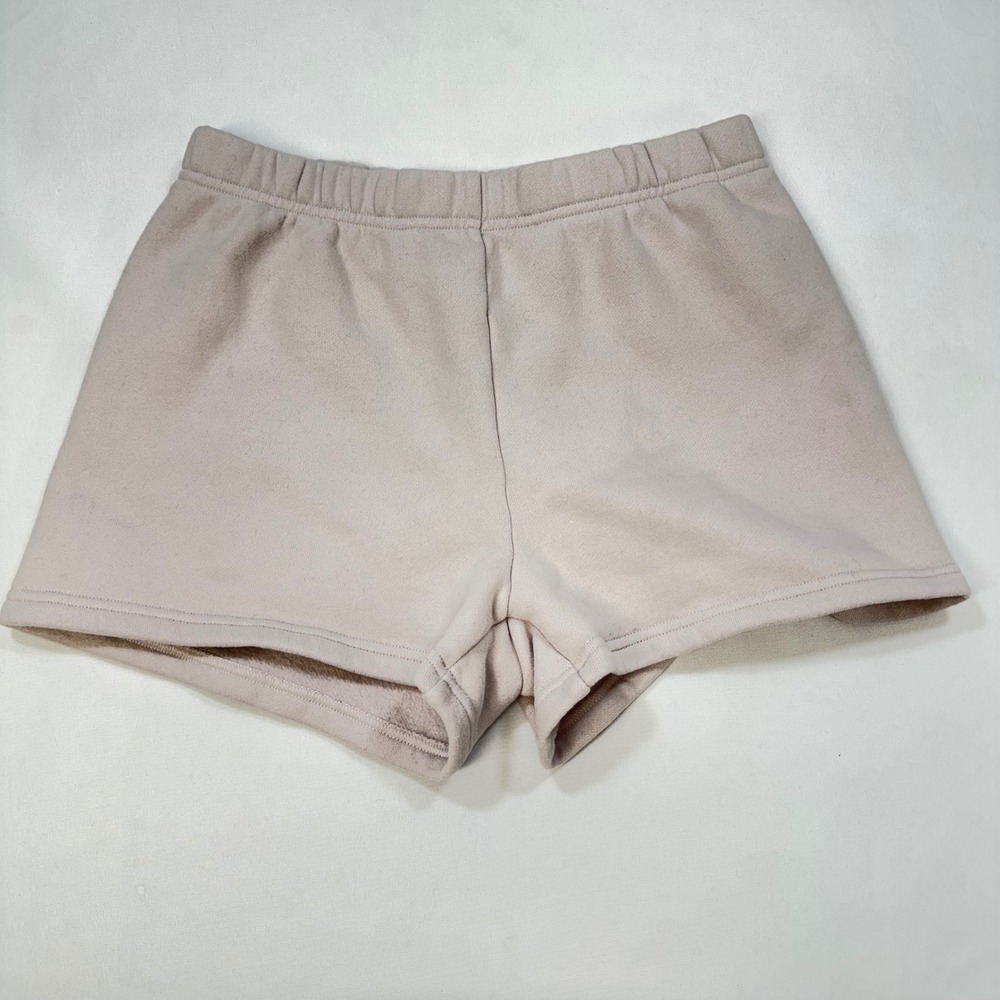 Tna‎ Cozy Fleece Perfect Shorts Womens Small Mauve Pink Elastic Waist Loungewear